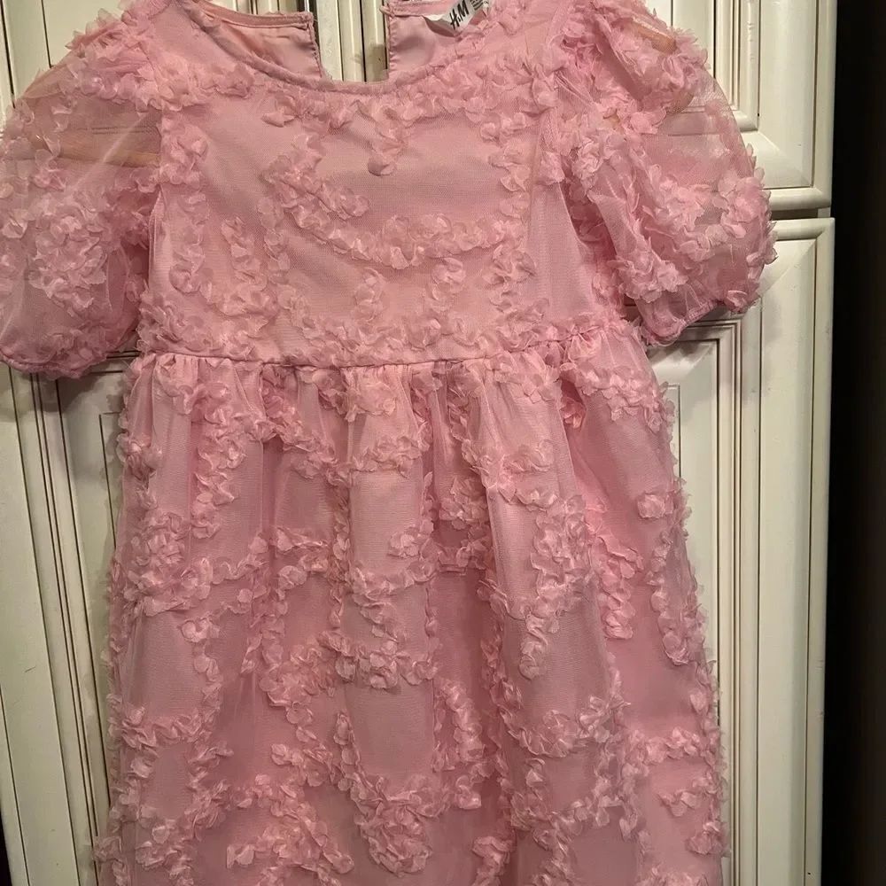 H&M toddler beautiful pink girls dress Sz 5